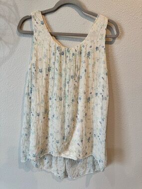 Made in Italy Silk Bellambia Flowy to With Flowers. Size M